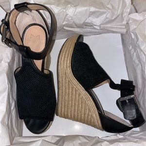 Marc Fisher Alison Wedge Espadrille 6.5